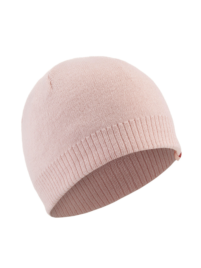 Decathlon WEDZE - Unisex Pink Ski Hat Simple Warm Beanie